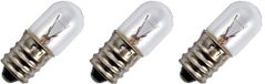 OE Lightning Signaallamp E12 30V 3.3W - 2500K Wit - T13 Gloeilamp Ø13mm - 33mm - 110mA - Dimbaar - 3 stuks