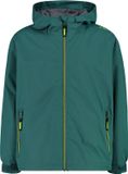 CMP Kinderjas met capuchon, maat 6 jaar, polyester, waterafstotend, winddicht, lange mouw, ritszakken, zijzakken, herfst/winter 2025, effen, korstmossen, mannen, sportmode, waterdicht