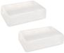 Rayher hobby materialen Kreativ zeep/gietzeep transparant - 2x zakjes - 600 gram - DIY - Zelf zeepjes maken - Plantaardig/vegan