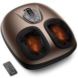 RENPHO Voetmassageapparaat met warmte voor plantaire fasciitis, draagbaar, shiatsu, compressie, elektrisch massageapparaat