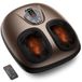 RENPHO Voetmassageapparaat met warmte voor plantaire fasciitis, draagbaar, shiatsu, compressie, elektrisch massageapparaat