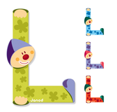 Janod Clown Letter L - Educatief speelgoed - Hout - Multi