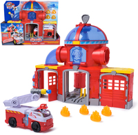 PAW Patrol - Brandweerkazerne Speelset - met Marshall-figuur, brandweerwagen, licht, lanceerder en geluidseffecten