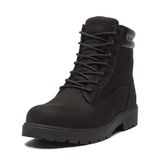 Timberland Auburn Falls 6 Inch Lace Up Waterproof Boot Black Nubuck