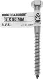 Deltafix Houtdraadbout 7x110mm RVS