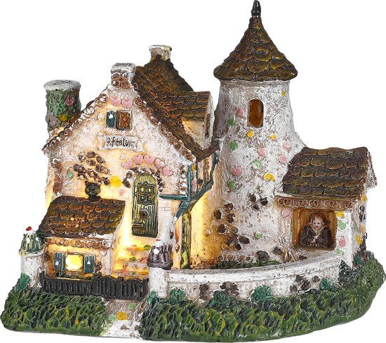 Efteling - Miniature House of Hans and Gretel - 9 cm - Neutral