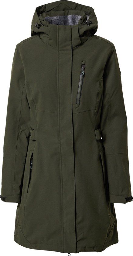 Killtec KOW 165 Parka - Women - Dark Olive - Size 38 - Winter 2022