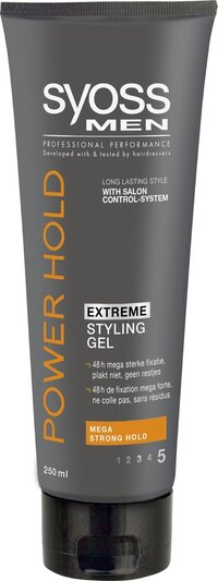 Syoss Gel power hold extreme men 250ml