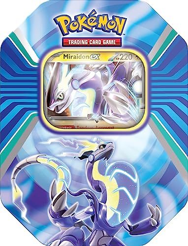 Pokémon - Verzamelkaartspel: Tin-Box Paldea-legenden – Miraidon (1 holografische kaart & 4 boosterpacks)