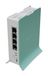 Mikrotik hAP AX2 - Wi-Fi 6 Router - Gigabit Ethernet - Single-band (2.4 GHz) - Green/White