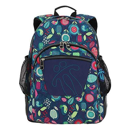 Totto MA04ECO029-1810N-6LS Morral Crayoles, kinderrugzak, 44 cm, meerkleurig