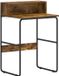 vidaXL Bureau met opslag Gerookt eiken 60 x 50 x 91 cm
