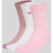 adidas Linear Crew Cushioned Socks 3 Pairs Socks, magic mauve/white/clear pink, XS