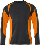 Mascot Accelerate Safe Sweatshirt 22084-781 - donkermarine/hi-vis oranje - 2XL