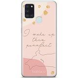ERT GROUP mobiel telefoonhoesje voor Samsung A21s origineel en officieel erkend Babaco patroon Cats 008 optimaal aangepast aan de vorm van de mobiele telefoon, hoesje is gemaakt van TPU