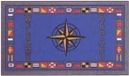 TOURON SA Tapis antidérapant Bleu / Gris Polyester