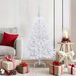 Prolenta Maison Exclusive Kunstkerstboom, inklapbaar, wit, 120 cm, PVC en staal