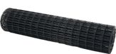 vidaXL Euro Hek 1,2 x 10 m PVC-gecoat ijzer Grijs