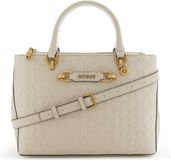 GUESS Aveta Status Satchel Stone Beige Schoudertas
