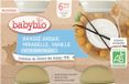 Babybio Ooi Mirabelle Vanille Gebrouwen 6 Mois et + Biologique 2 x 130 g Pots