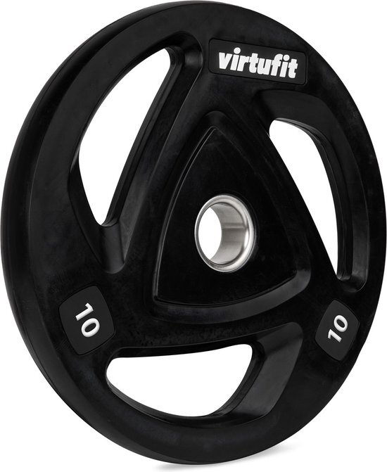 VirtuFit Olympische Rubberen Halterschijf - 10 kg - 50 mm