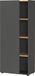 Germania Archiefkast 2233-549 GW-Adrano, in grafiet/Navarra-eiken-Nb., zonder handgrepen, 61 x 145 x 34 cm (BxHxD)