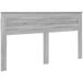 Tête de lit gris Sonoma 180 cm bois d'ingénierie
