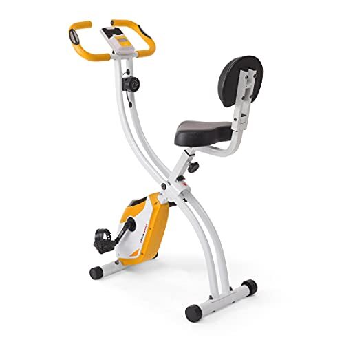 Ultrasport Unisex F-Bike geavanceerde hometrainer, lcd-scherm, opvouwbare hometrainer, fitnessfiets, (ontwerp kan variëren)