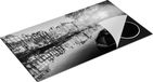 Chefcare Inductie Beschermer Amsterdamse Gracht - Zwart Wit - 95x55 cm