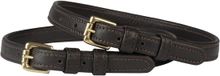 Horka Sangles de bride Double cuir-Brown-Gold