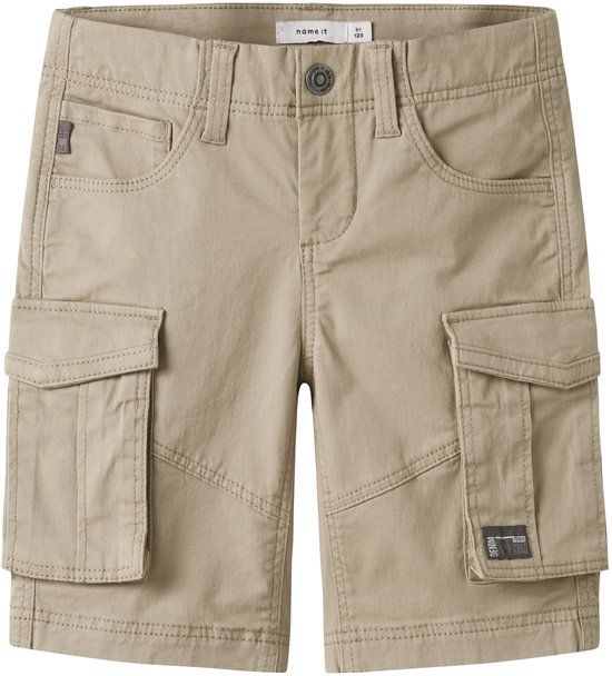 NAME IT Jongens Cargo Broek Ryan Oxford Tan 170