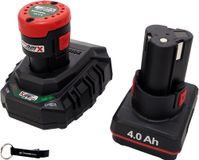 PARKSIDE® 12V accuset / inclusief accu's (2Ah en 4Ah) en oplader (2,4A)