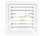 Solidchoice Ventilation murale Aluminium 33,7 x 33,7 cm