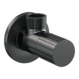 Brauer Stripe Hoekstopkraan Gunmetal Geborsteld PVD