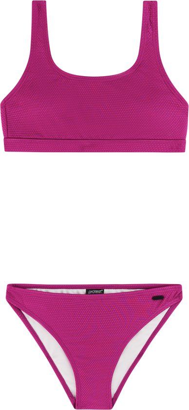 Protest PRTRose JR Bralette bikini Meisjes Punch Pink Effen 164