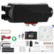 VEVOR Chauffage de stationnement diesel, 5-8KW 12 V réchauffeur d'air diesel, chauffage rapide réchauffeur de stationnement, en aluminium chauffage de voiture, interrupteur LCD 1 silencieux camping-car