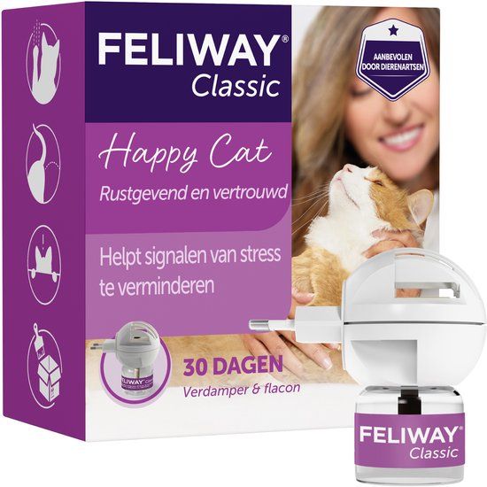 Feliway Classic Feromoon Verdamper - 48 ml - Kat