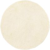vidaXL - NAVARRA Hoogpolig Vloerkleed - 240x240 cm - Polyester - Crèmekleurig