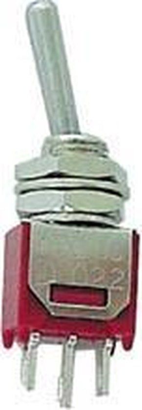 Velleman Tuimelschakelaar - SPDT ON-OFF-ON (TS-4A)