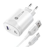 Leyf 38 W USB A type C 2-in-1 oplader