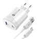Leyf 38 W USB A type C 2-in-1 oplader