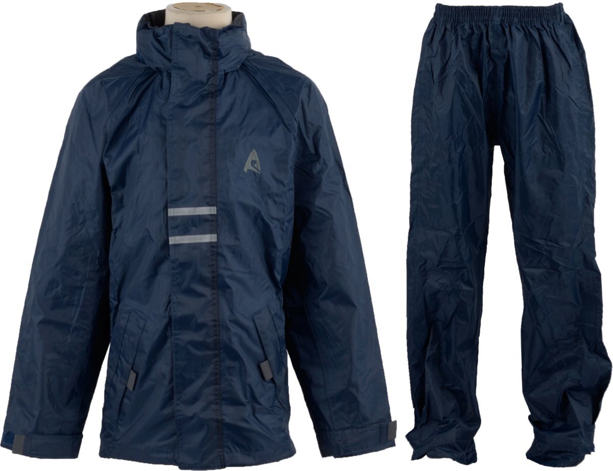 Ralka Regenpak Kinderen Unisex Maat 128 Marine