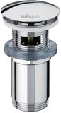 Wirquin Pro Wirquin Afvoerplug Lang 100-119mm Chroom Met Clickwaste