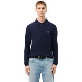 LACOSTE Polo Classique Coton, manche longue, marine