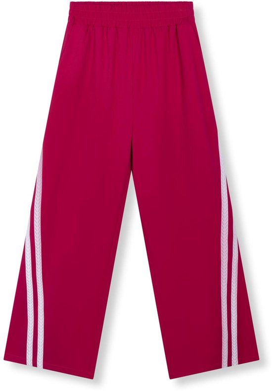Refined Department Broek Dolce Wide Stripes Pants R2603167395 304 Raspberry Dames Maat - L
