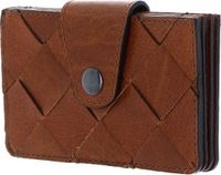 SADDLER Kramfors Wallet Tan Buffelleer Kaarthoes