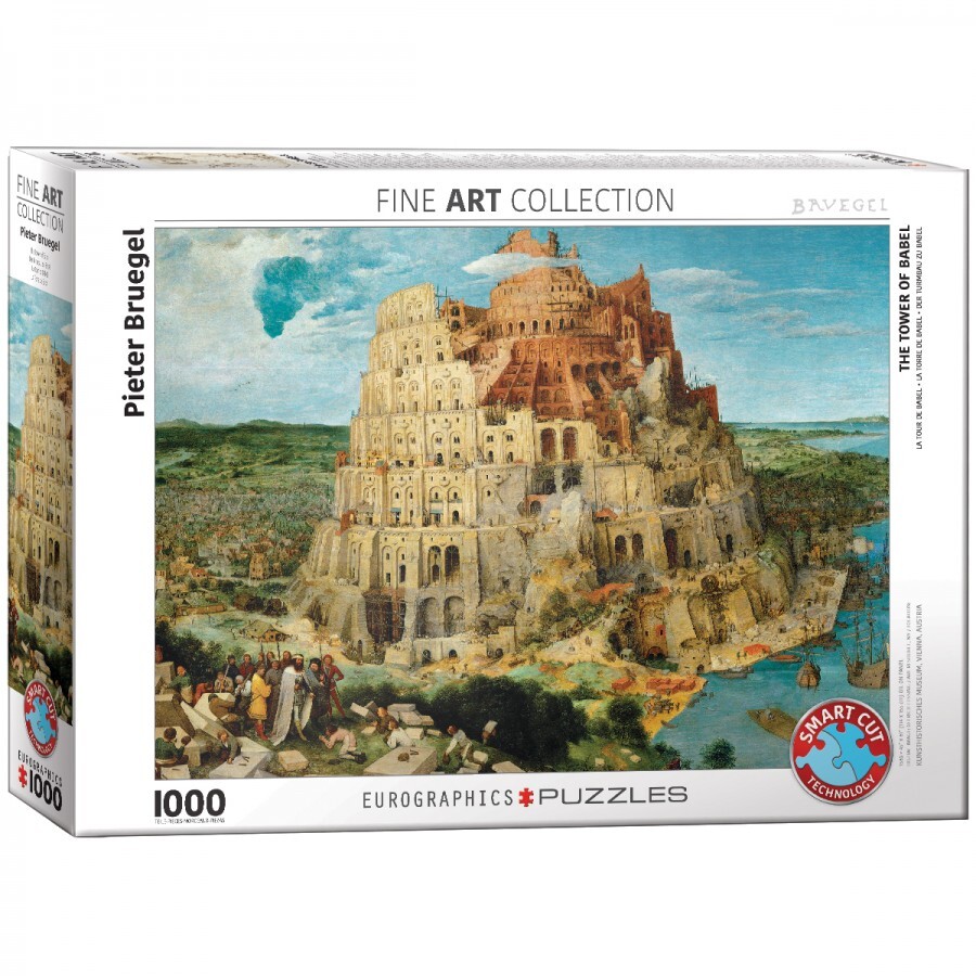 Eurographics De toren van Babel door Pieter Bruegel 1000-delige puzzel