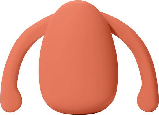 Dame Products Eva II Couples Vibrator - Papaya - Oranje
