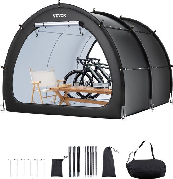 Vevor Fiets Tent Fiets Garage Fietsenstalling voor 5 Fietsen 1706x2133x2438mm