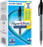 Paper Mate Flexgrip Ultra Zwart Stick balpen Medium 36 stuk(s)